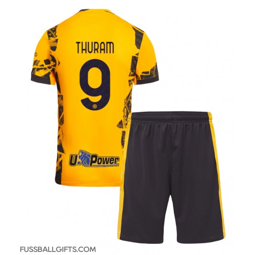 Inter Milan Marcus Thuram #9 Fußballbekleidung 3rd trikot Kinder 2024-25 Kurzarm (+ kurze hosen)